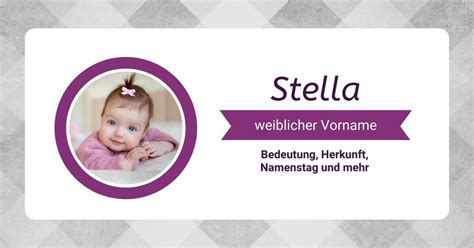 namenstag stella